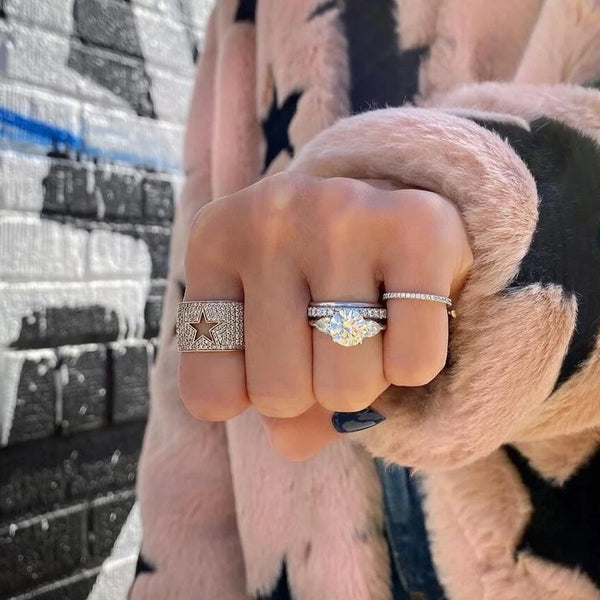 IN STOCK - Rose Gold Shooting Star Ring Size 7.25
