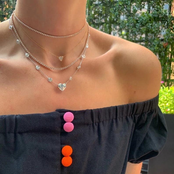 IN STOCK -  Diamond Tennis Choker