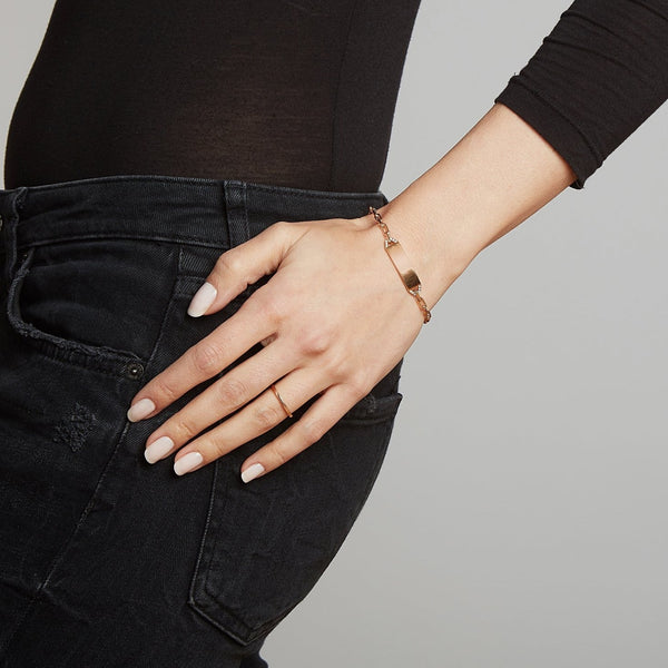 Carrington Mini Diamond ID Bracelet