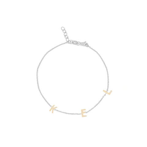Mini Initial Bracelet