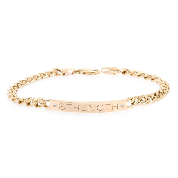 Gold ID Bracelet