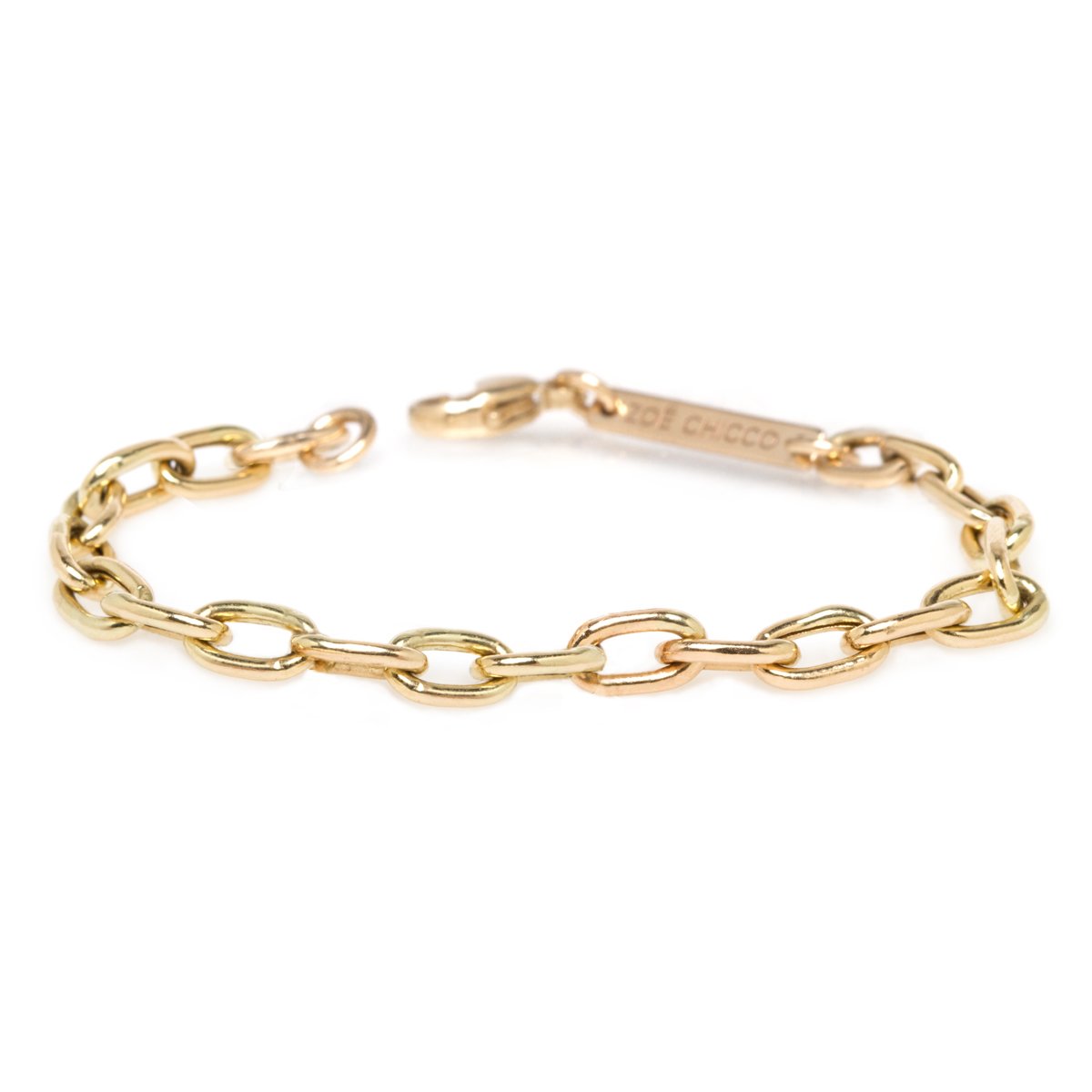 Extra Large Square Oval Link Anklet