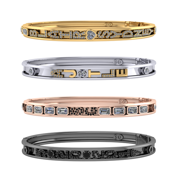 Mini Personalized Slider Bangle™