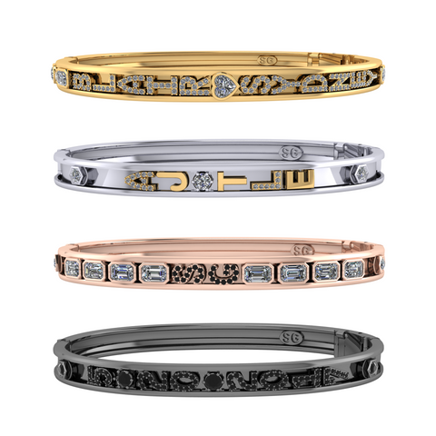Mini Personalized Slider Bangle™