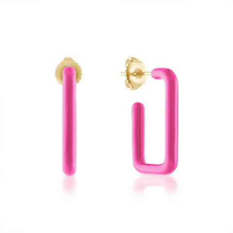 Copy of Enamel Box Hoops