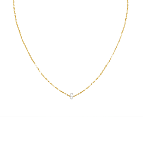 Mini Mini Letter Necklace