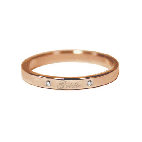 Personalized Gold Band