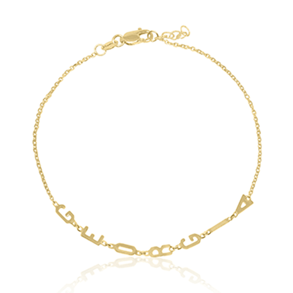 Mini Mini Attached Name Bracelet