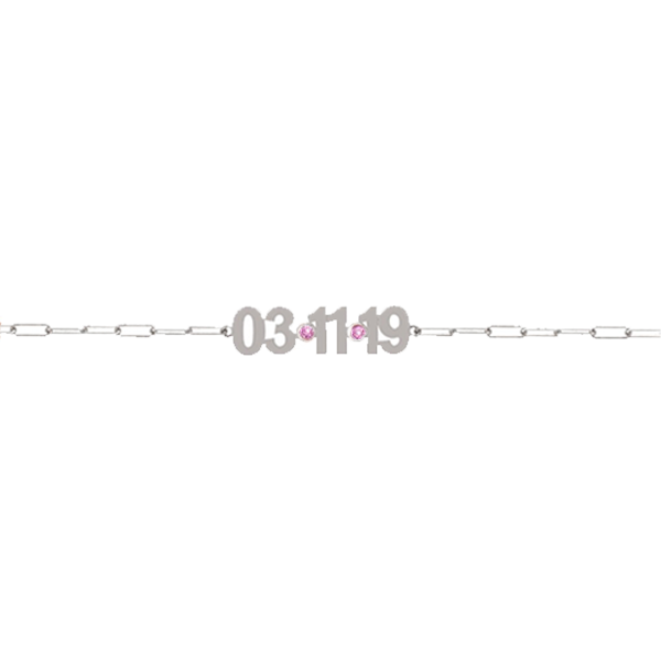 Gold Date Bracelet