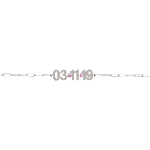 Gold Date Bracelet