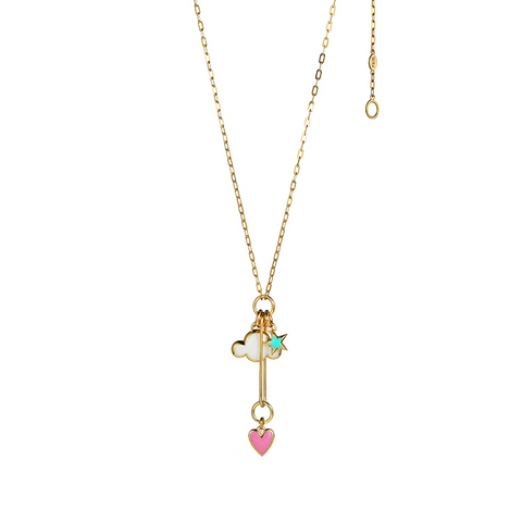 Chain Necklace with Charm Base