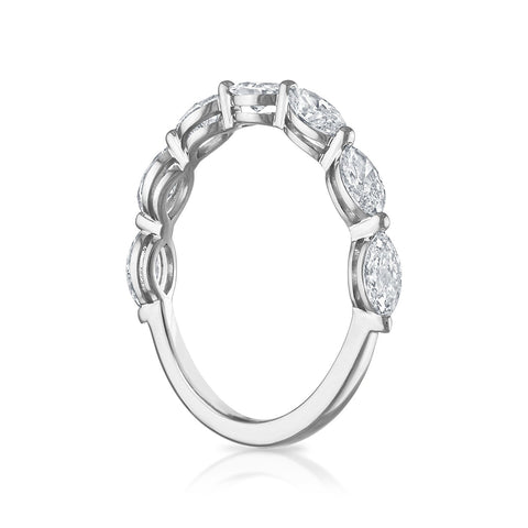 7 Stone Marquise Diamond Band