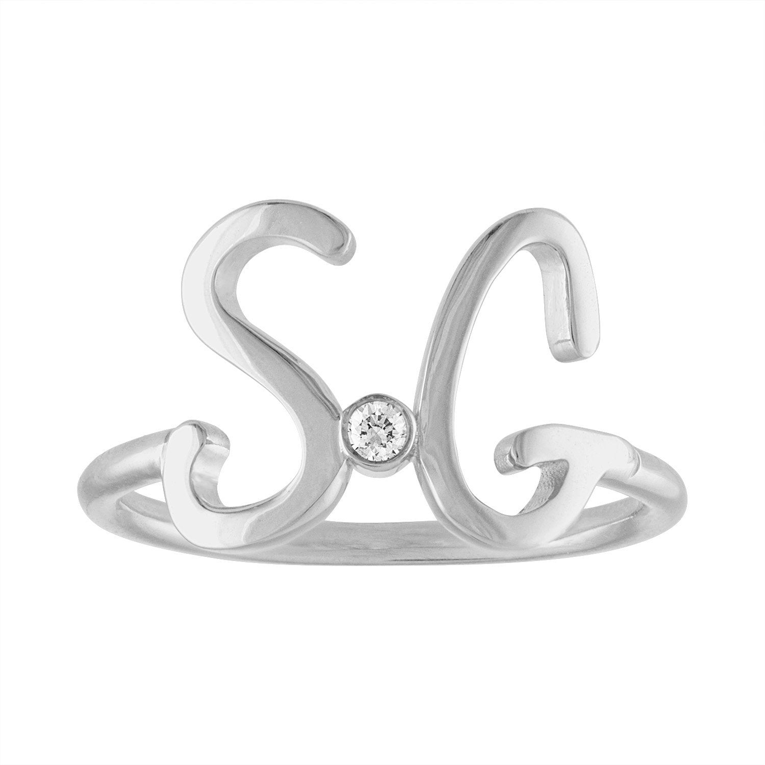 Gold Initial Ring