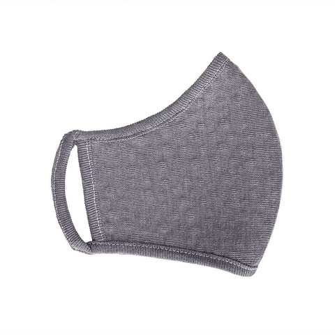 Rainbow Crystal Embellished Gray Mask