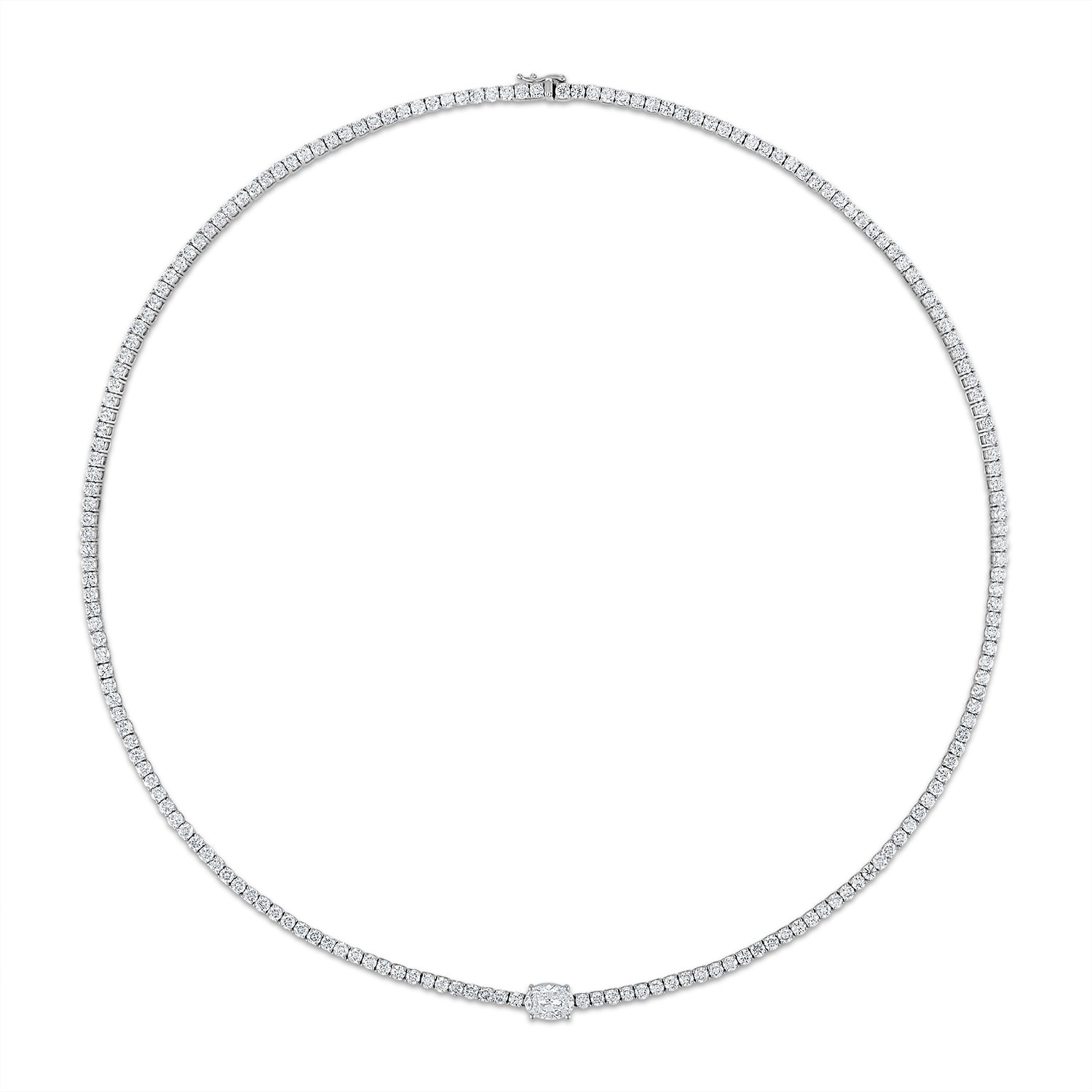 Marley Diamond Tennis Necklace