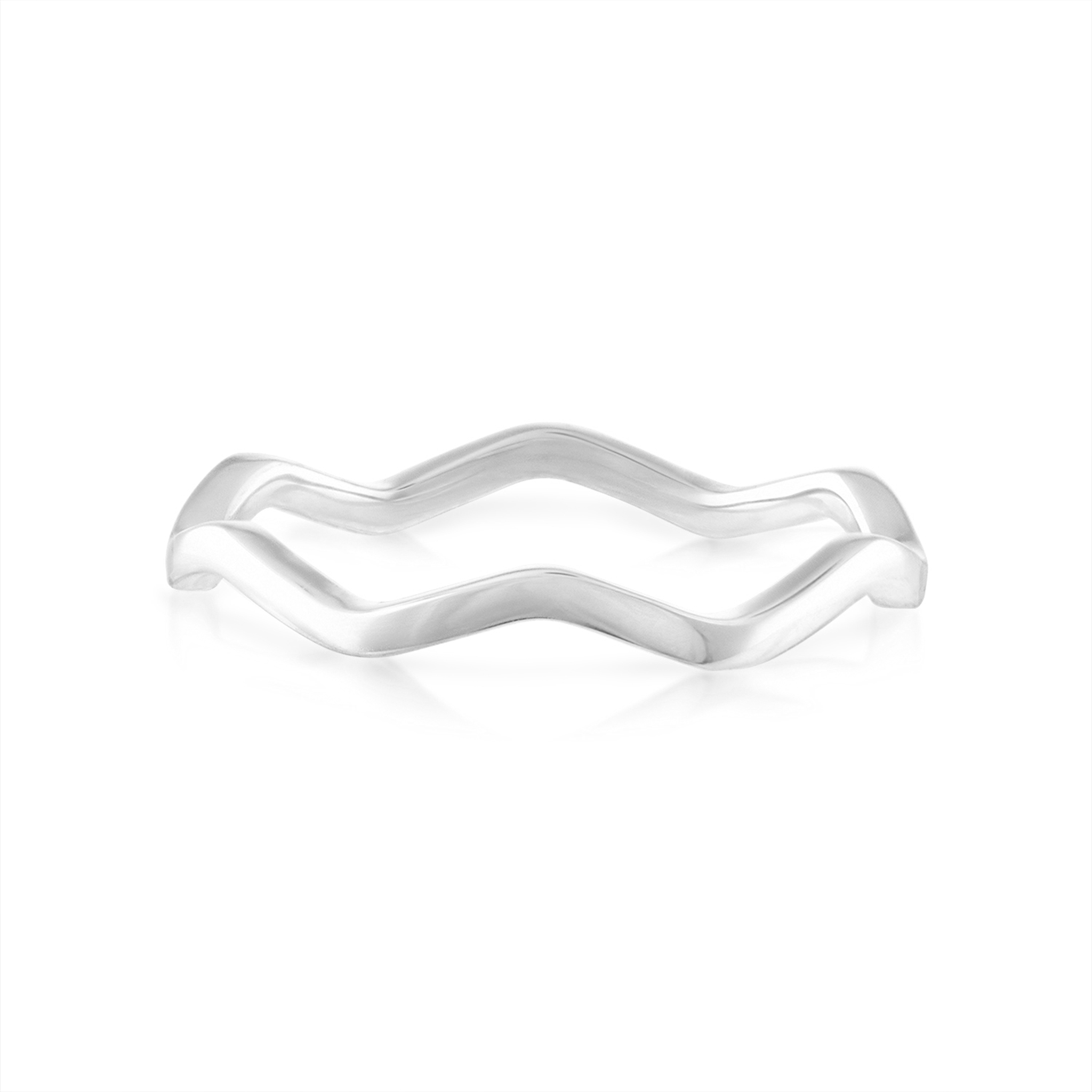 Gold Wavy Stack Band
