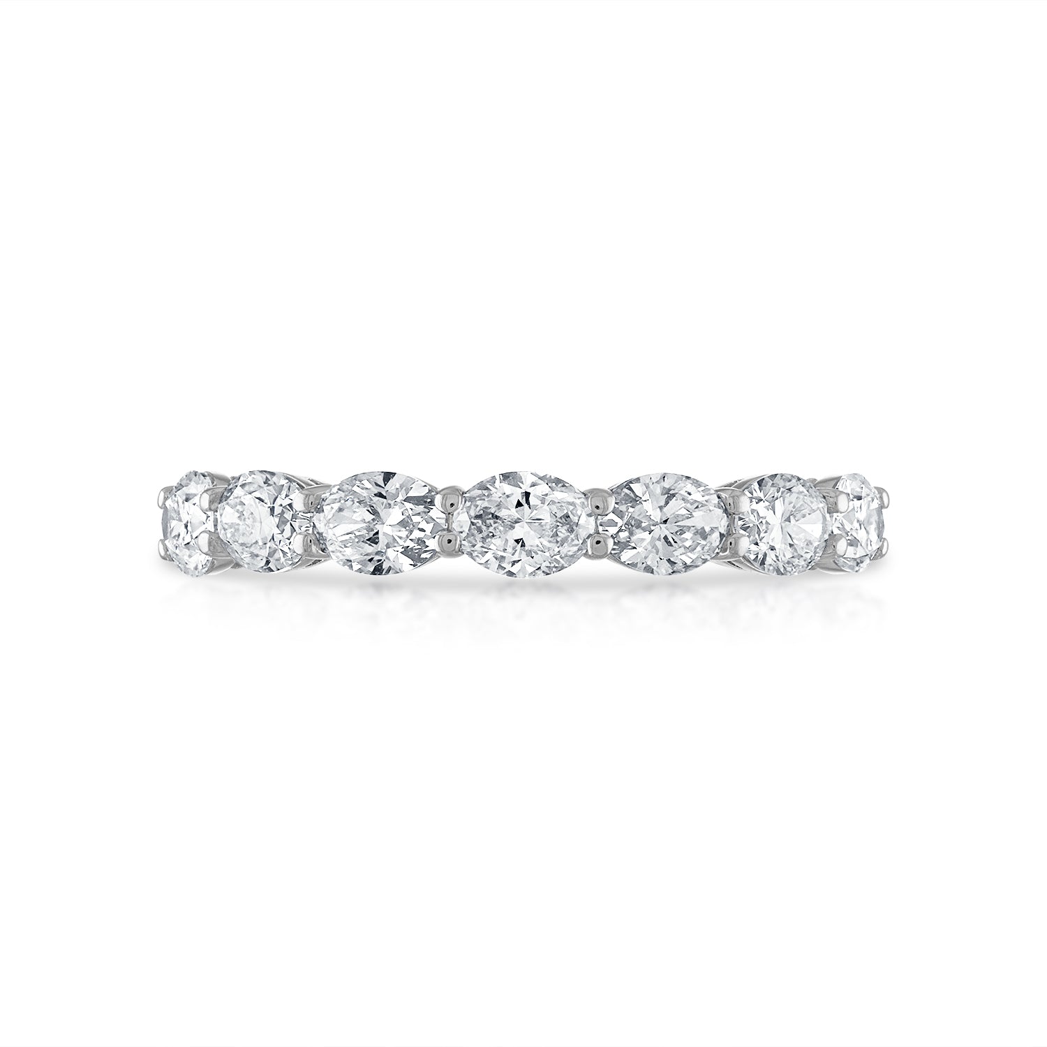 7 Stone Oval Diamond Band