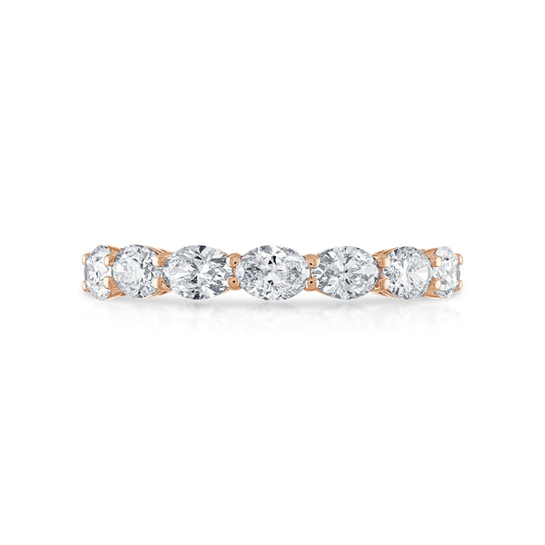 7 Stone Oval Diamond Band