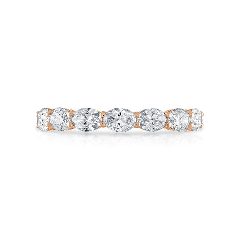 7 Stone Oval Diamond Band