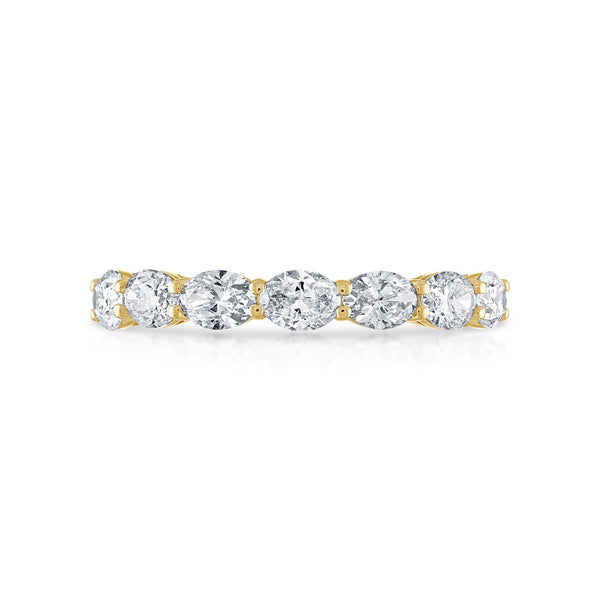 7 Stone Oval Diamond Band