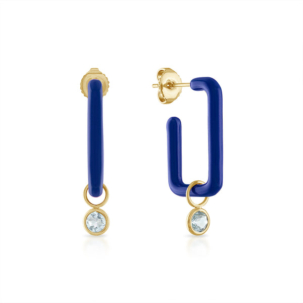 Enamel Box Hoops