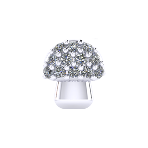 Mini Slider Mushroom Charm