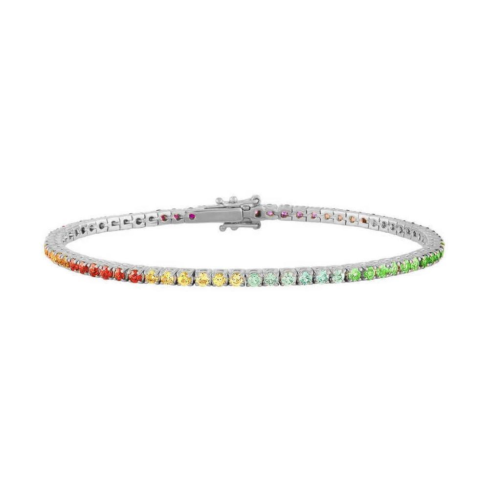 Ombre Rainbow Tennis Bracelet