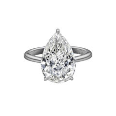 Link to the 5.27 Carat Pear Shape Engagement Ring Product