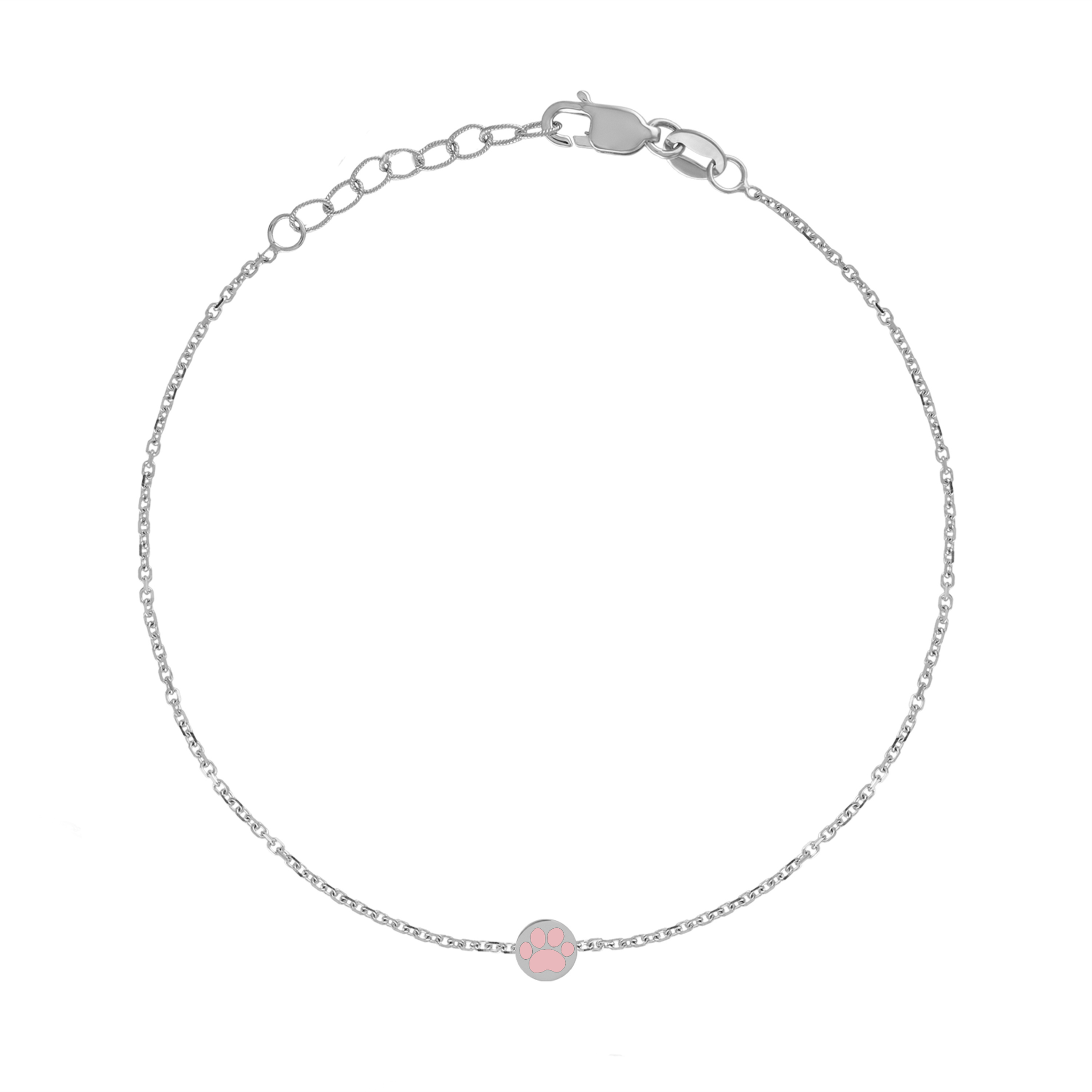 Mini Enamel Paw Bracelet