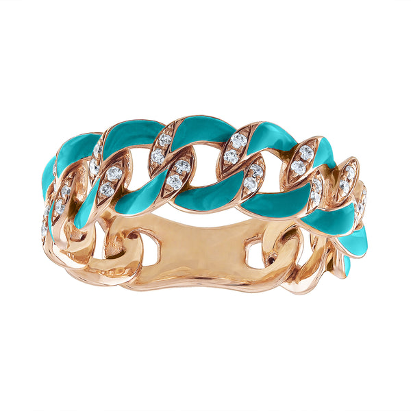 Miami Cuban Link Chain Ring