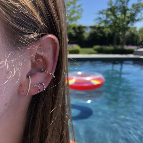 Rainbow Stud Earrings