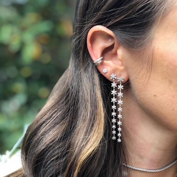 Flower Strand Earrings