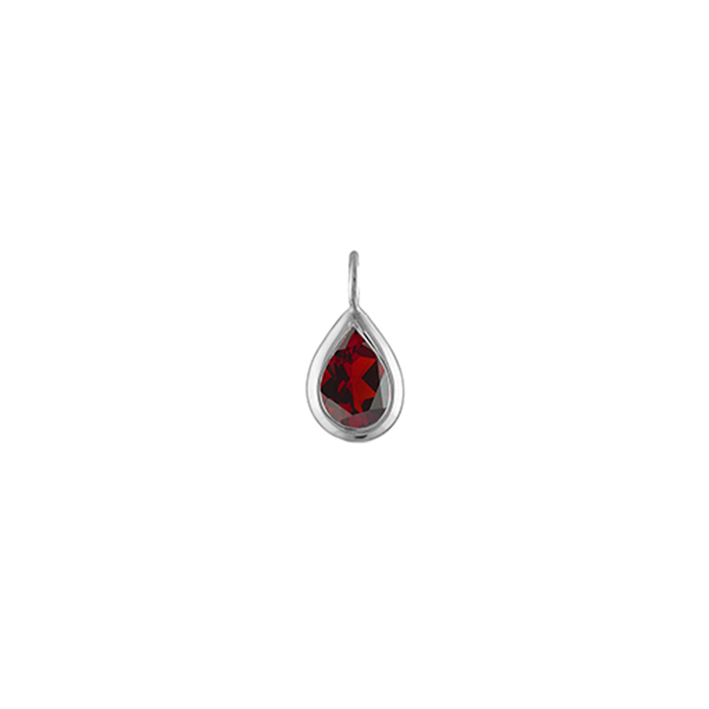 Pear Shape Stone Charm