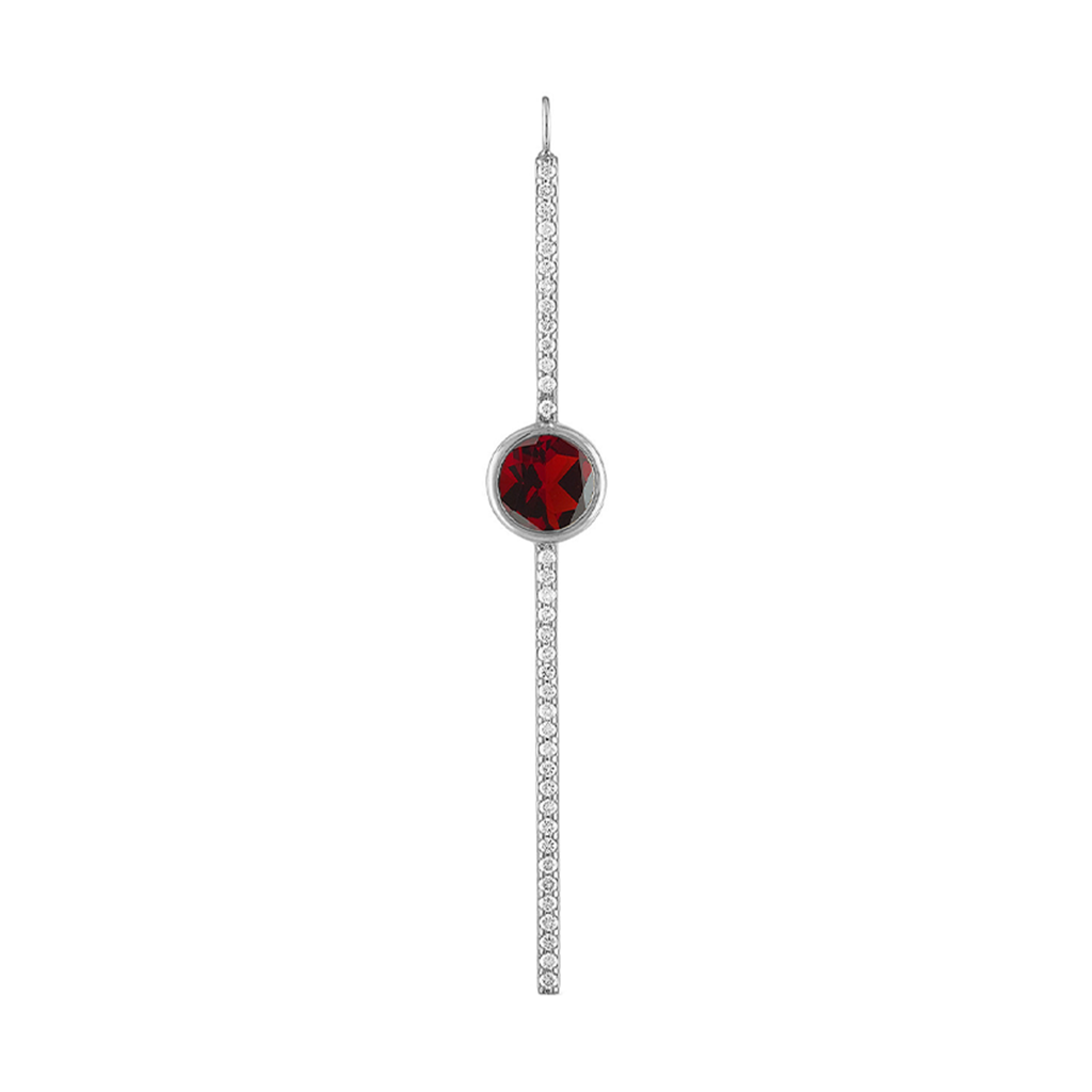 Round Shape Pave Stick Charm