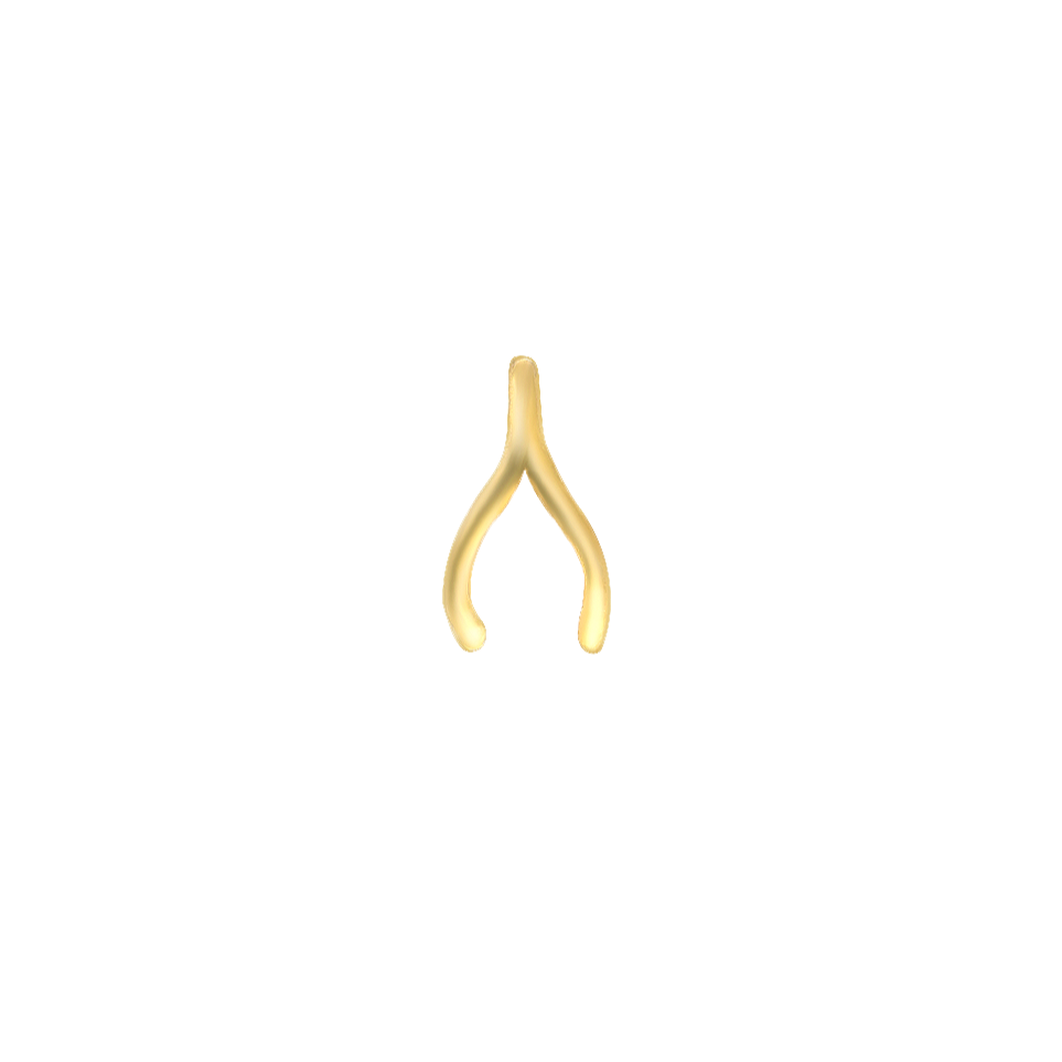 Gold Wishbone