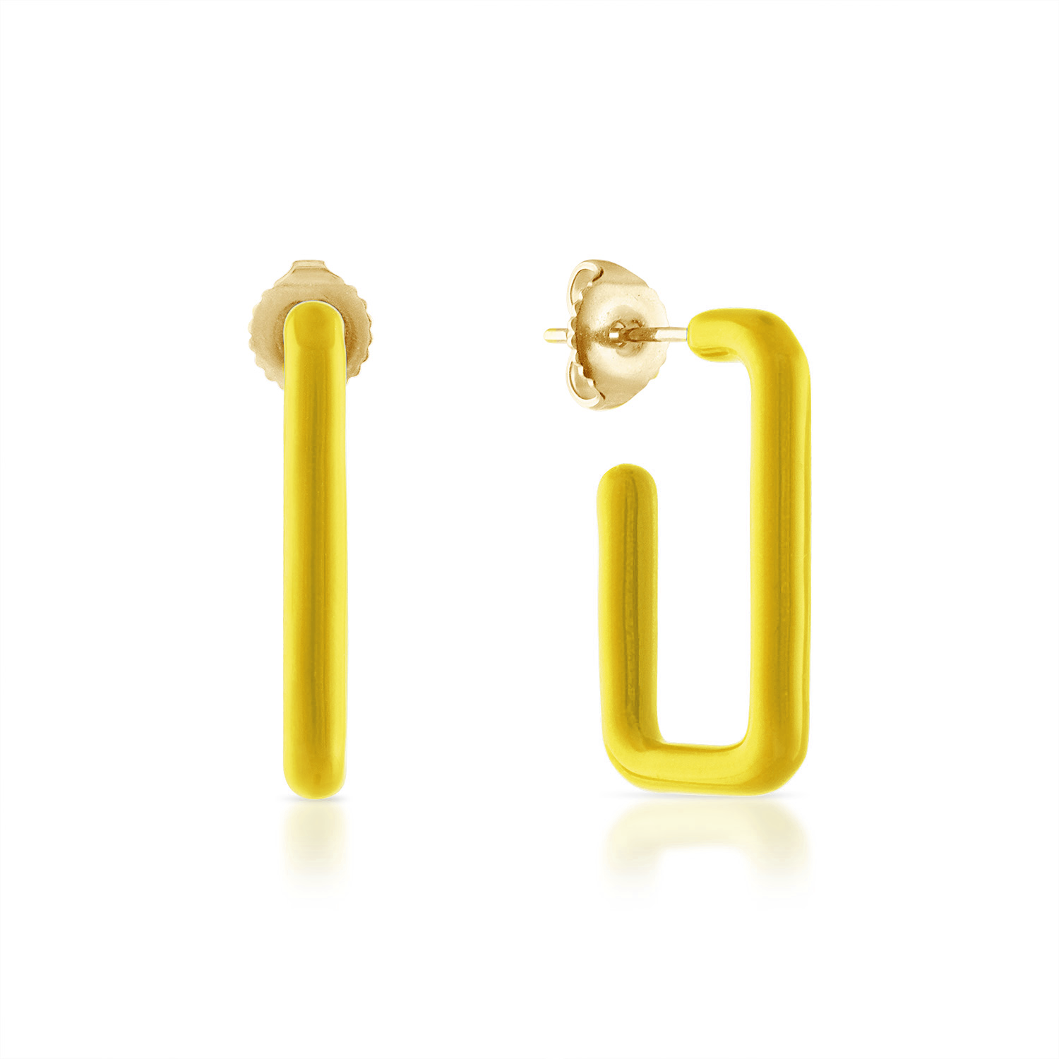 Enamel Box Hoops