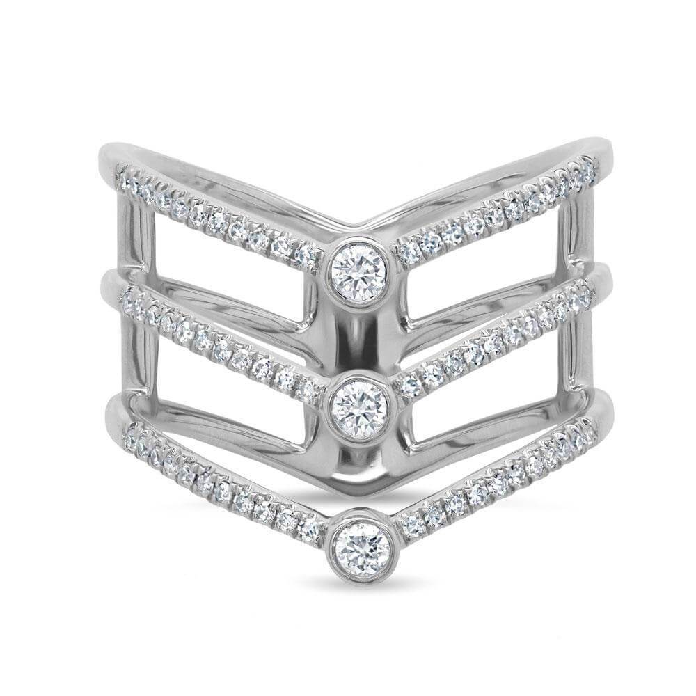 IN STOCK - Triple V Ring
