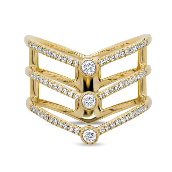 IN STOCK - Triple V Ring