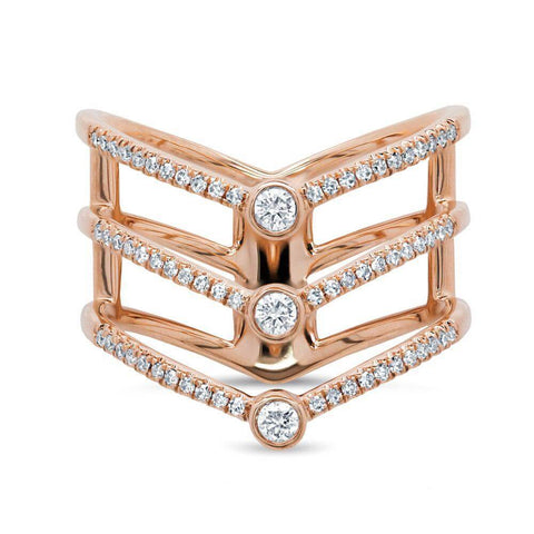 IN STOCK - Triple V Ring
