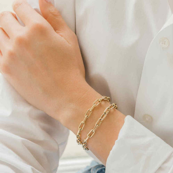 Large Box Chain Bracelet